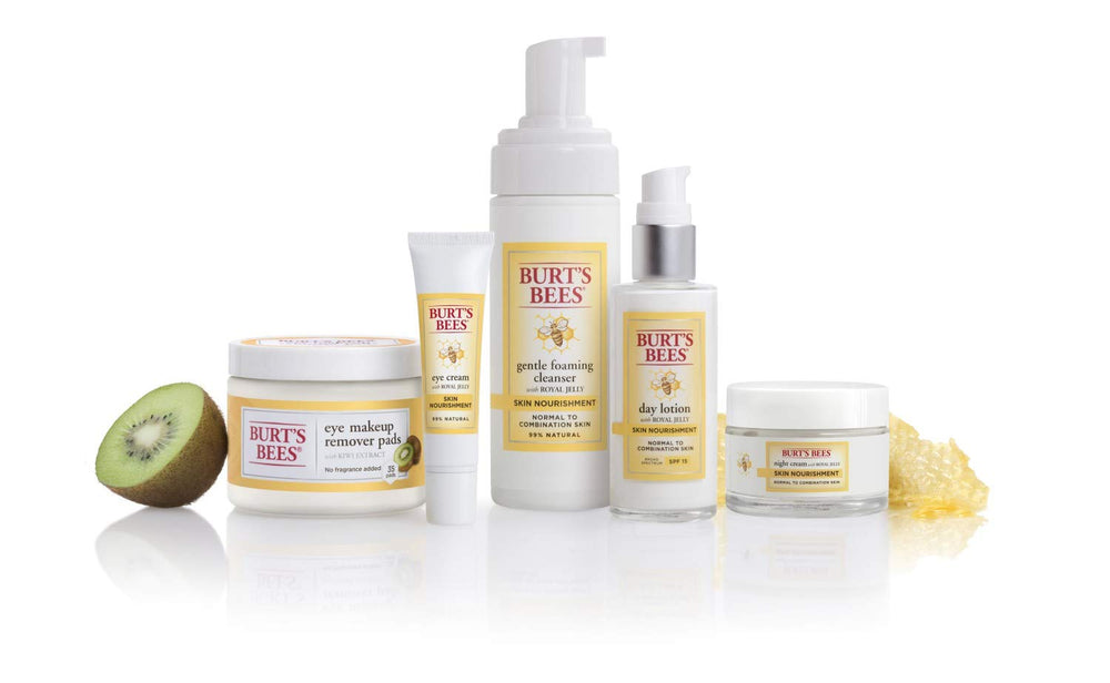 Burt's Bees eye cream puffiness reduction close-up