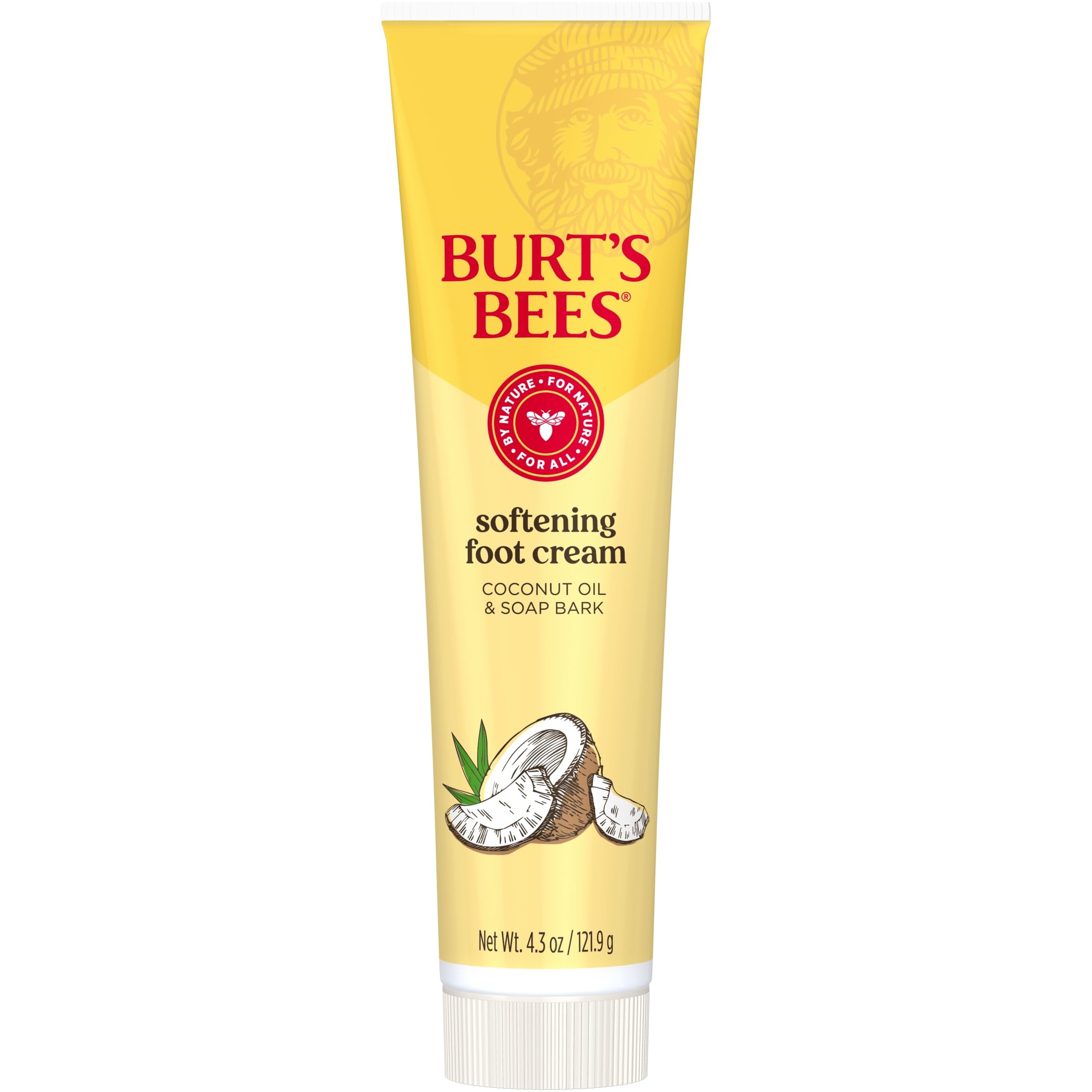 Pack of Burt's Bees Softening Foot Cream jars ready for use