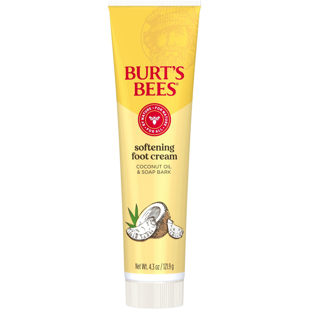 Pack of Burt's Bees Softening Foot Cream jars ready for use