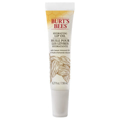 Burt's Bees Hydrating Lip Oil applying smoothly on lips with a light shine.