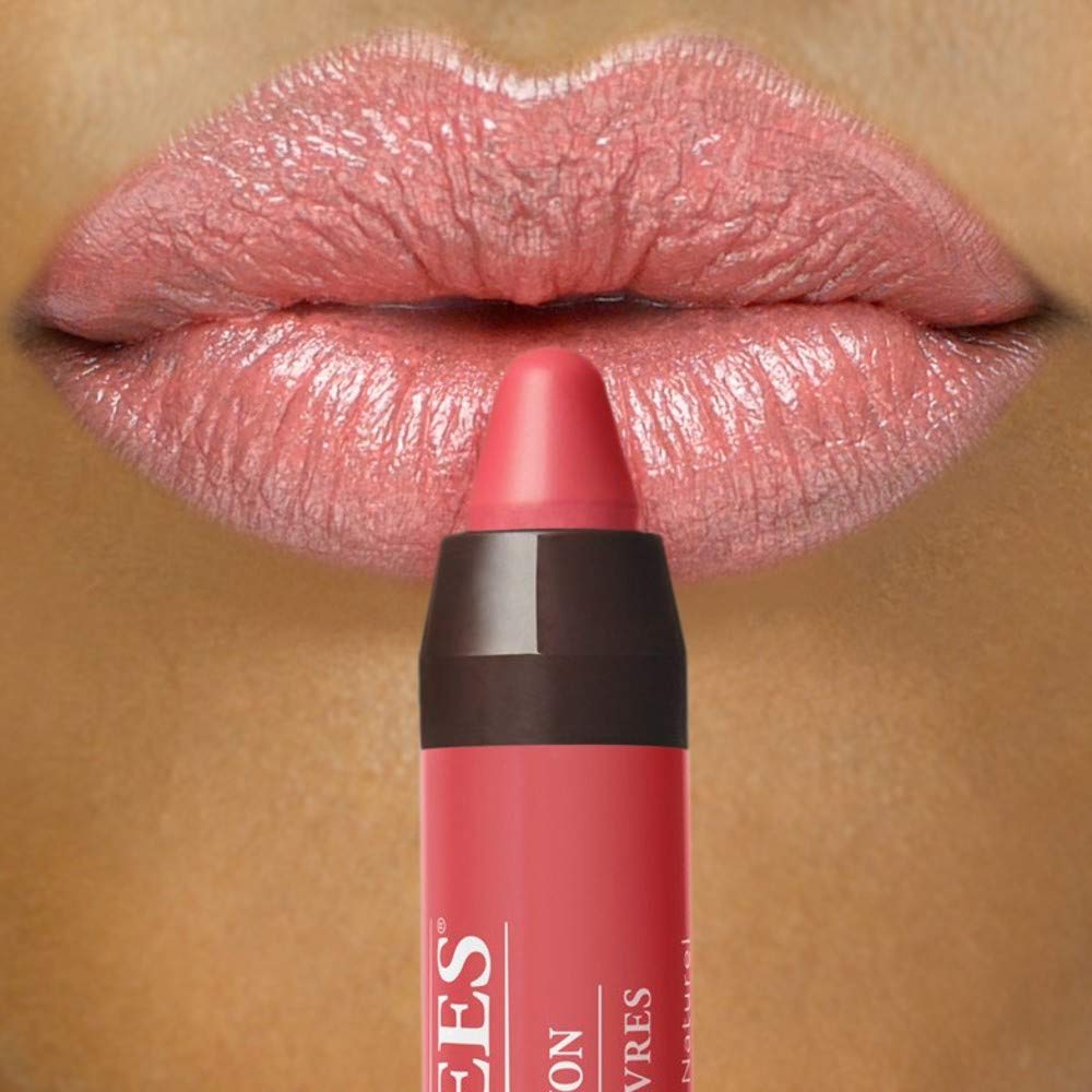 Kendi oil omega-3 benefits are shown for nourished lips.
