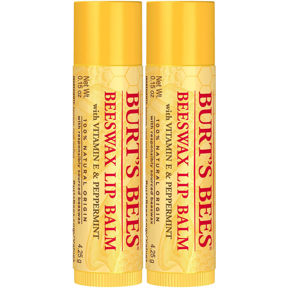 Burt's Bees lip balm tube uses plant-based plastics and is recyclable.