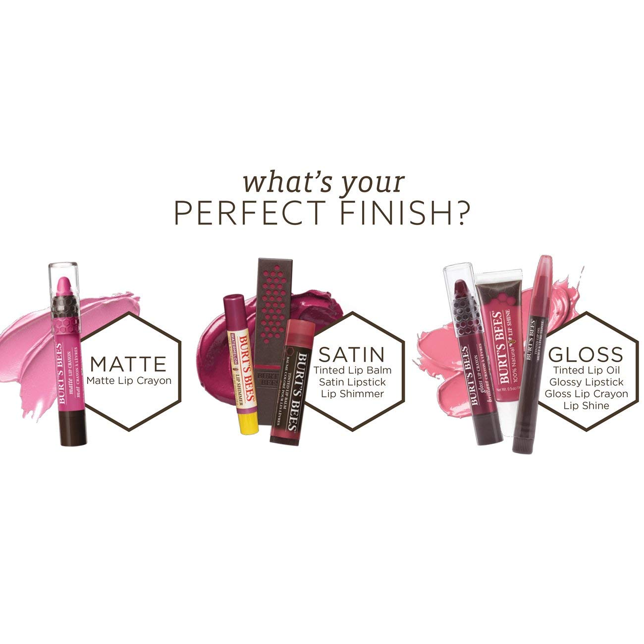 Burt's Bees Lip Shimmer Fig great for layering over lipstick on lips
