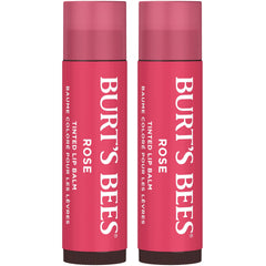 Burt's Bees Lip Tint Balm Rose packaging shown for on-the-go moisture