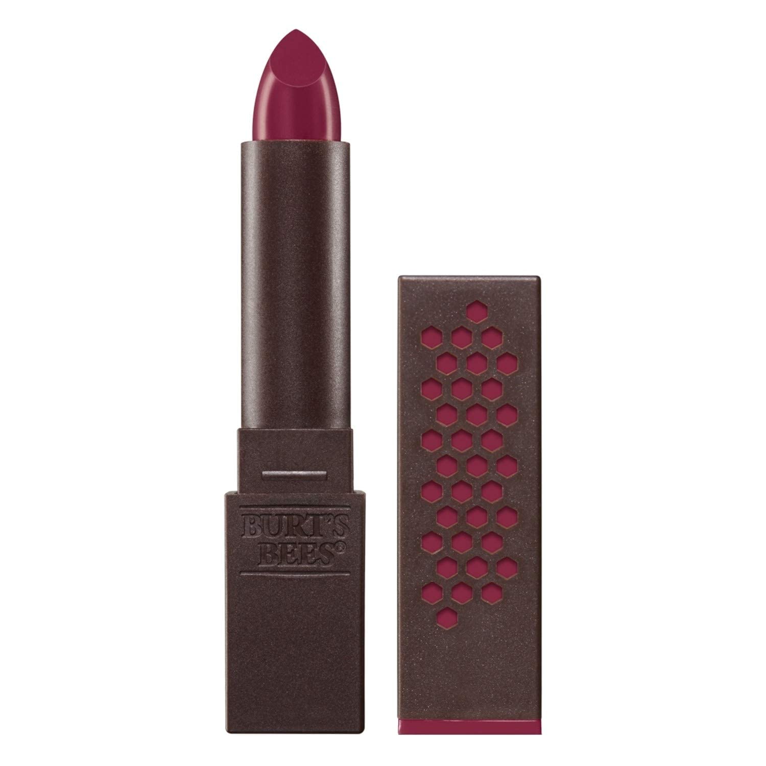 Burt's Bees Lipstick in Brimming Berry delivers vibrant color with everyday moisture