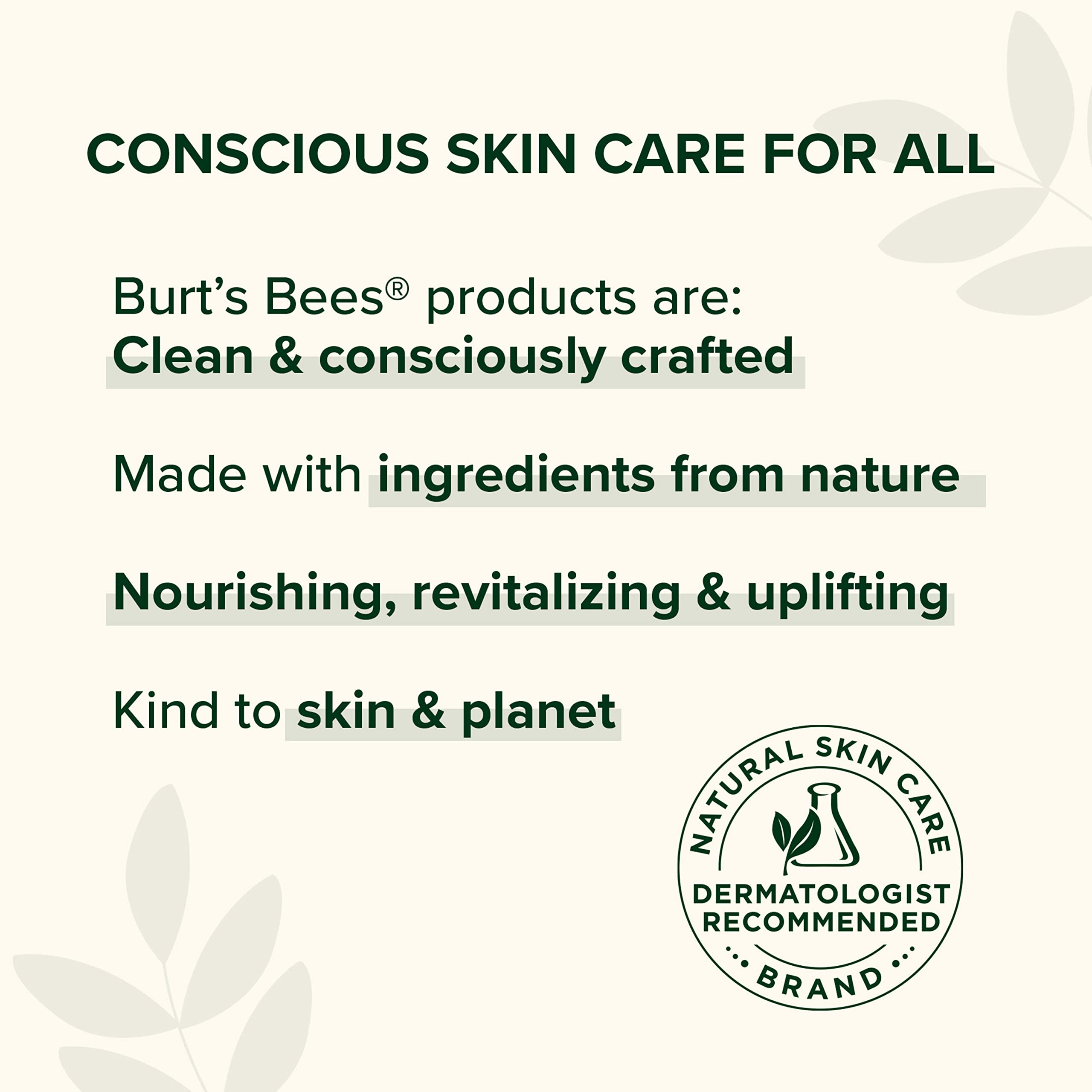 Dispenser pump of Burt's Bees lotion ensures easy, mess-free application.