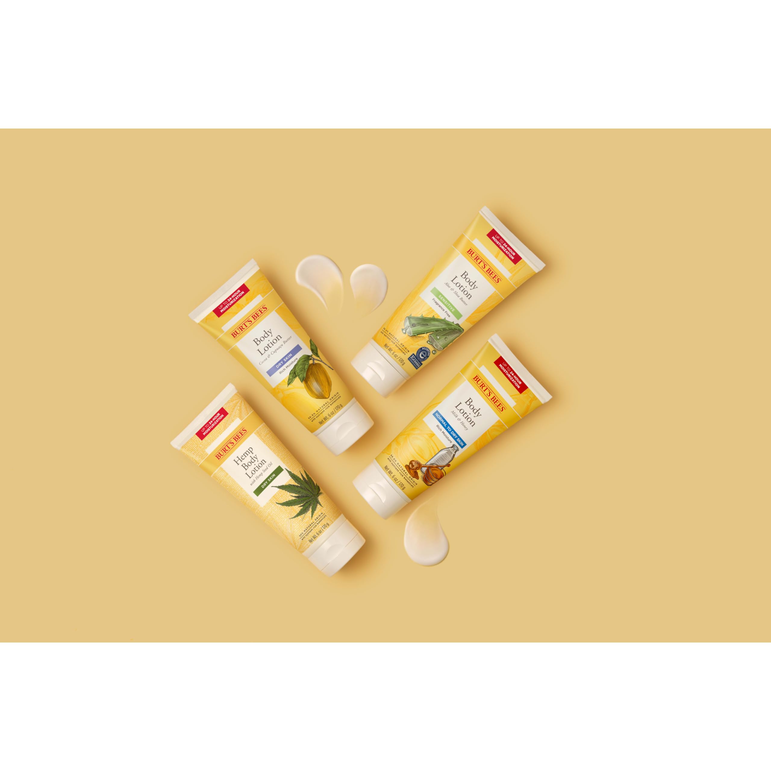 Packaging may vary for Burt's Bees Milk and Honey lotion.