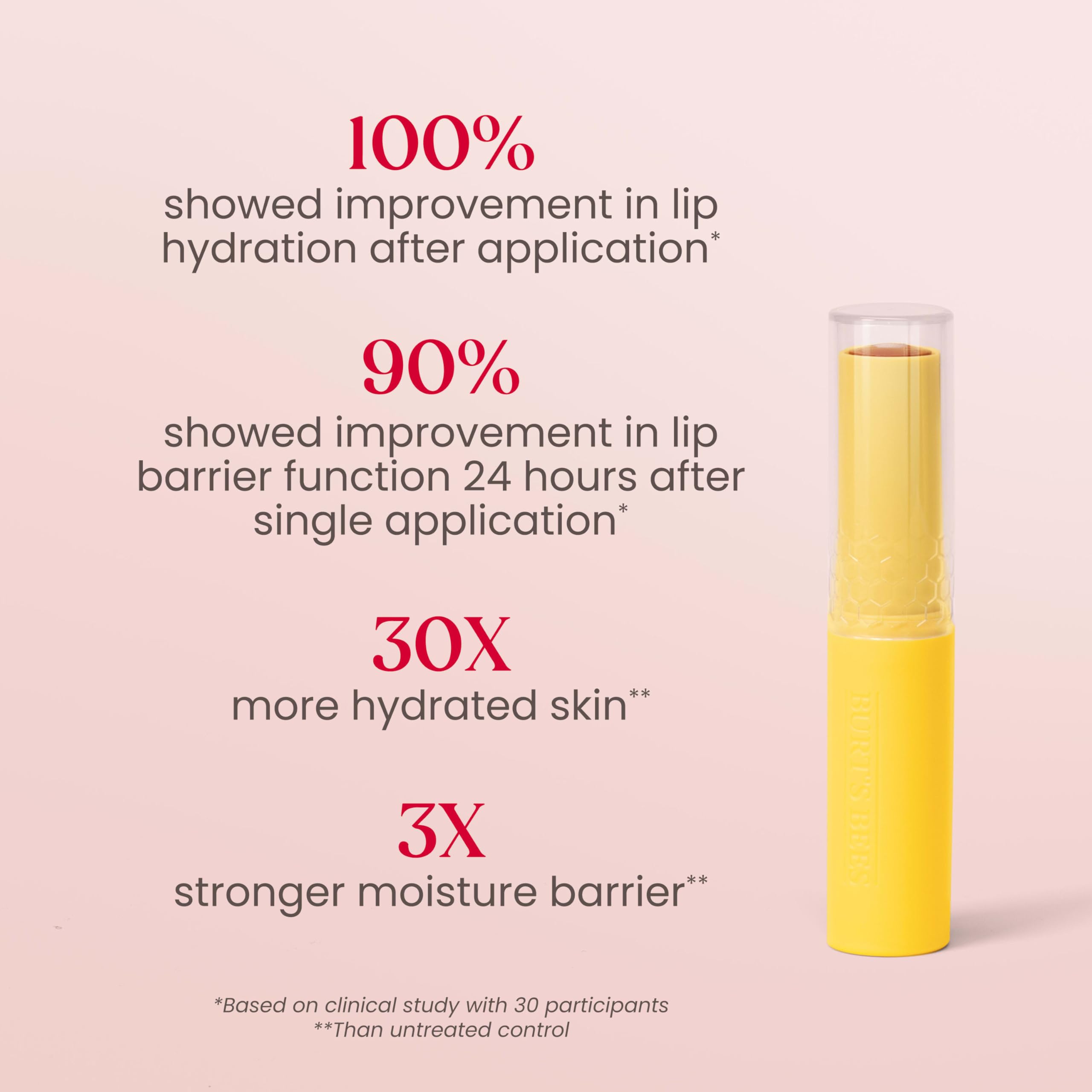 Burt's Bees Misty Mauve natural-origin ingredients free from parabens and SLS.