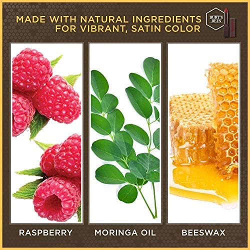 Burts Bees Nile Nude ingredient highlight features beeswax, oils, and vitamin E.