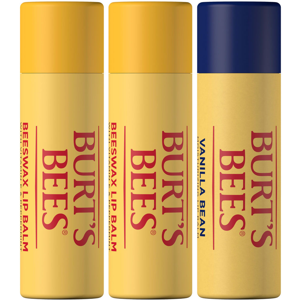 Compact Burts Bees lip balm in a pocket for everyday use.