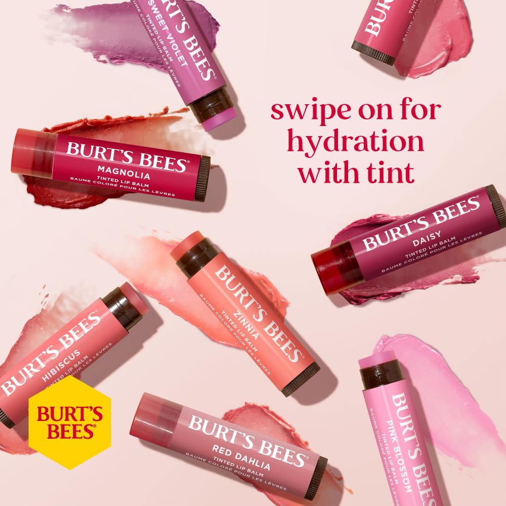 Burt's Bees recyclable packaging supports a simple, natural lip care routine.