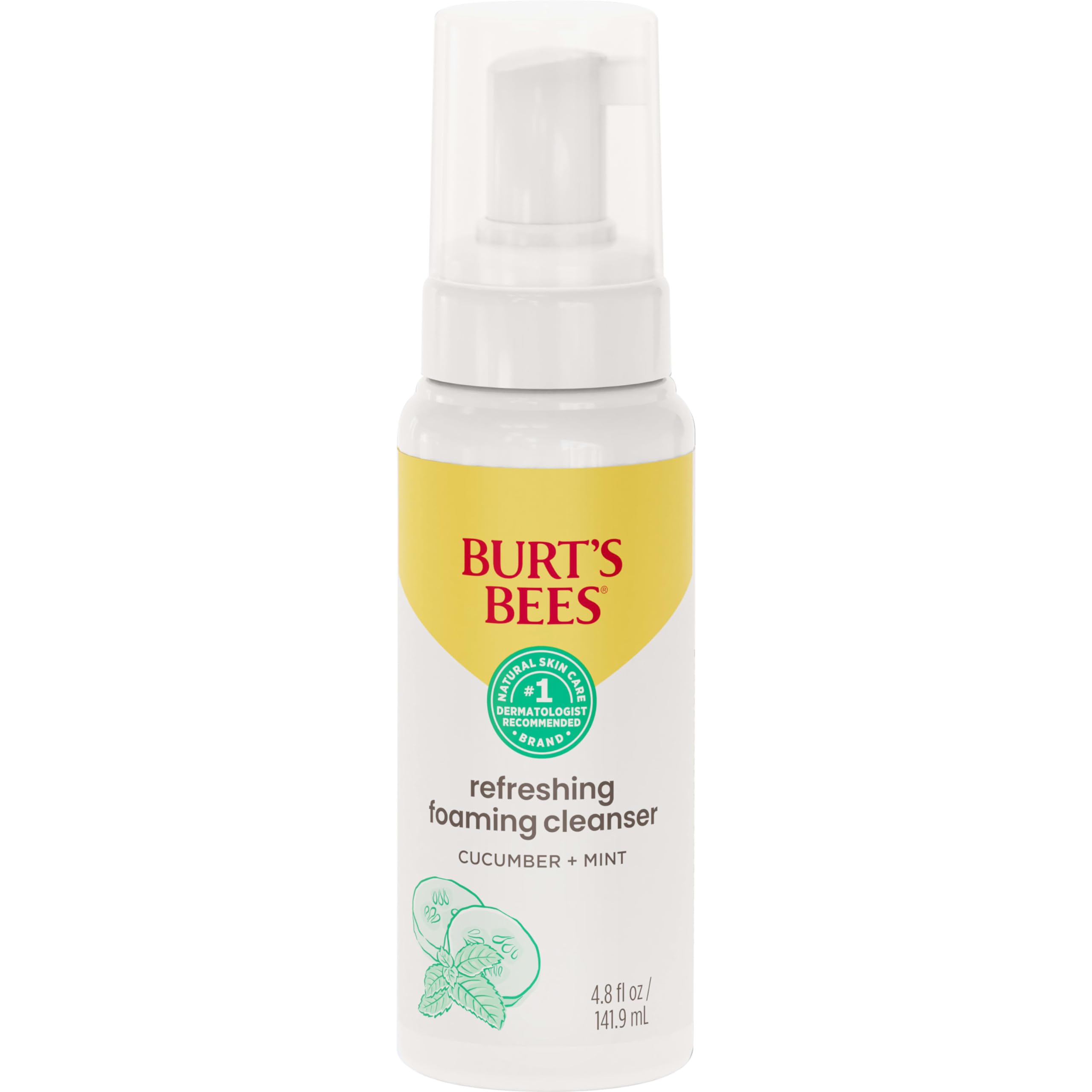 Burt's Bees mint-cucumber fragrance offers an invigorating morning ritual.