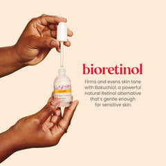 Burt's Bees Renewal corrector closeup shows bakuchiol and vitamin C for radiance