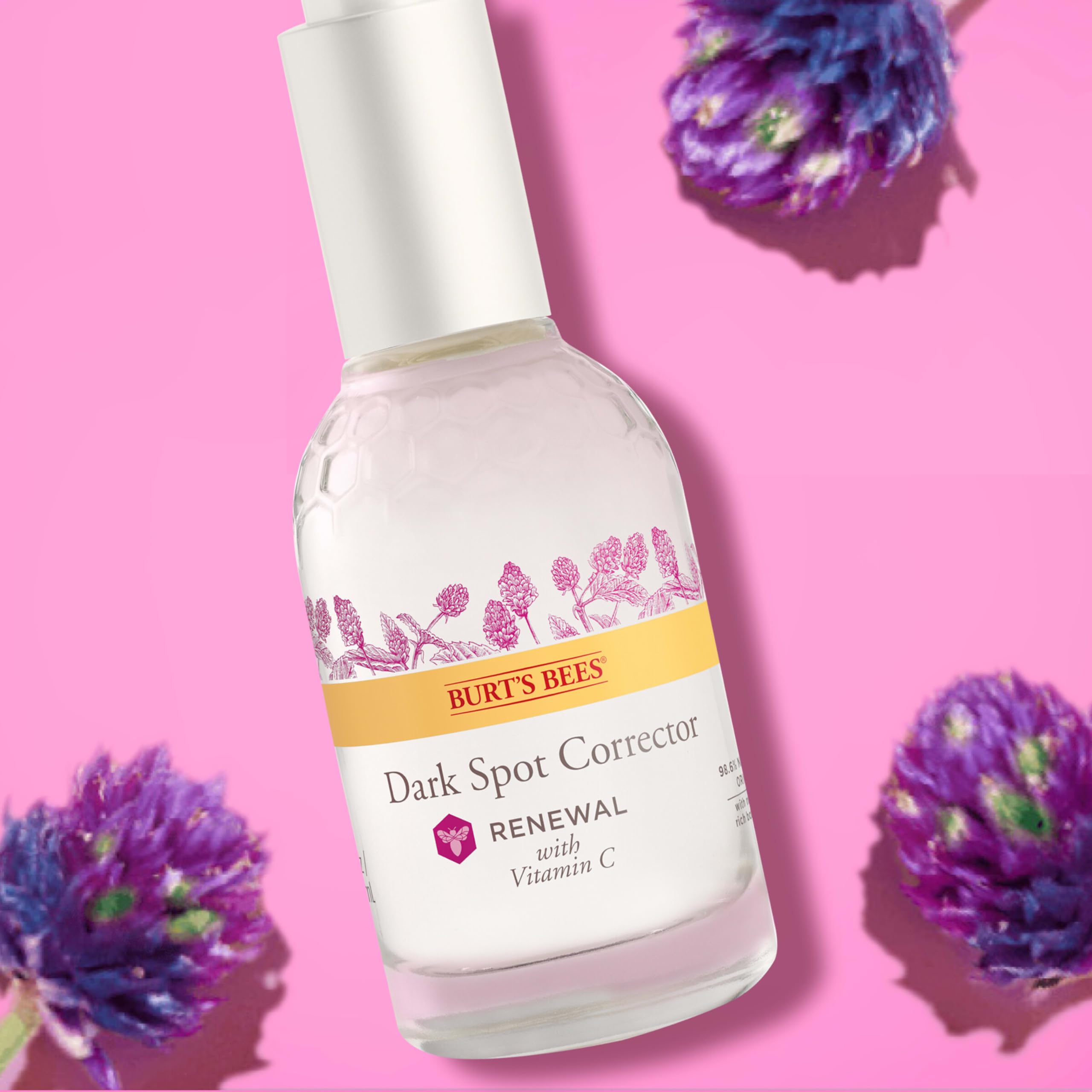 Packaging front shows 1 fl oz bottle and Leaping Bunny certification