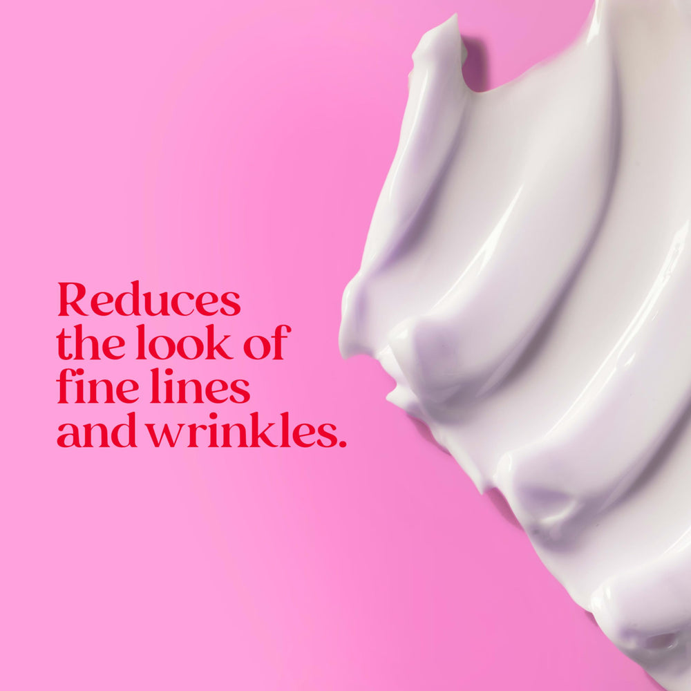 Burt's Bees Renewal cream applied to neck for everyday care.