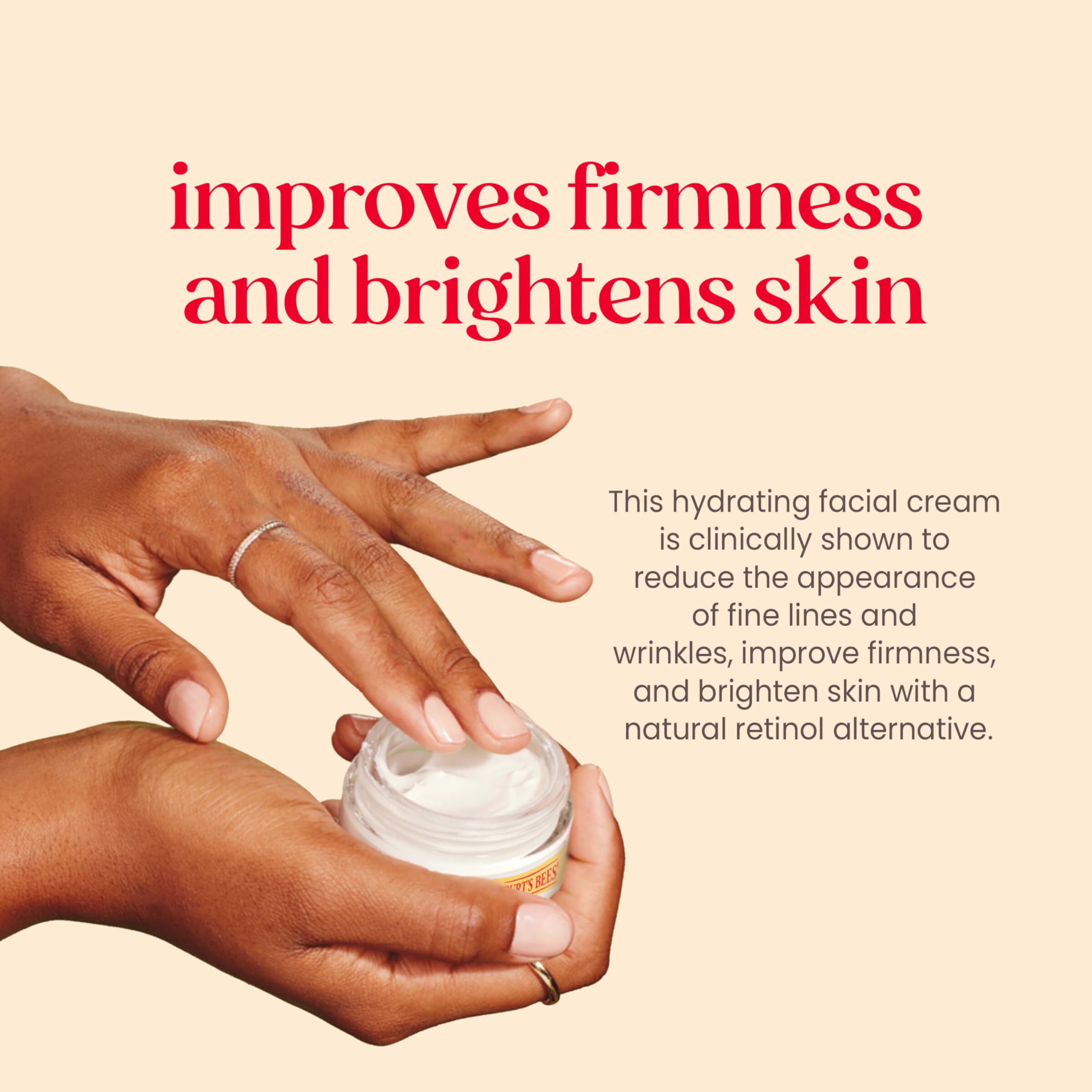 Burt's Bees Renewal bakuchiol ingredient focus for natural retinol alternative.