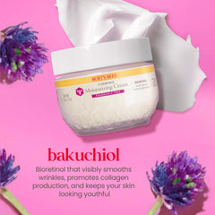 Cream texture swirl of Burt's Bees Renewal fragrance-free firming cream.
