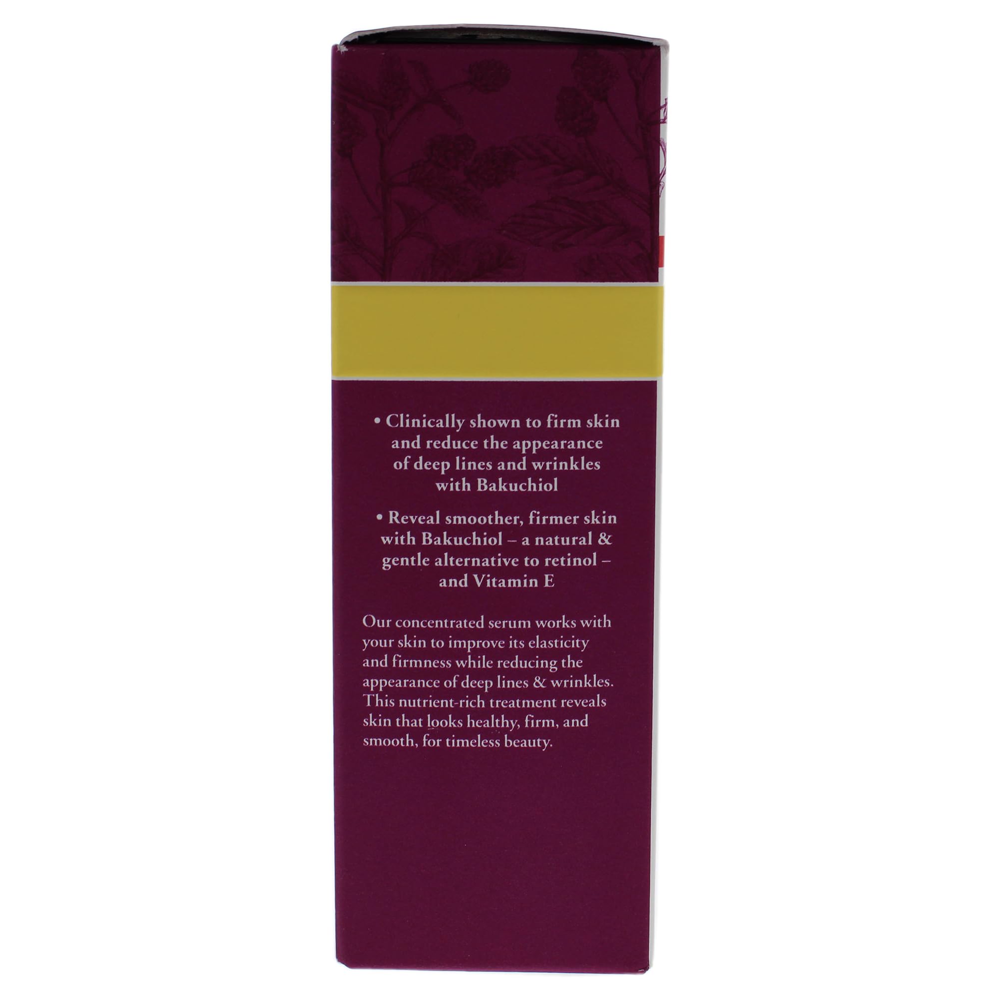 Burt's Bees Renewal Serum dermatologist-tested badge on label