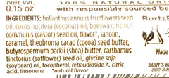 Burt's Bees Salted Caramel Lip Balm creamy formula close-up for lasting moisture