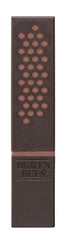 Close up cap detail of Burts Bees Suede Splash packaging.