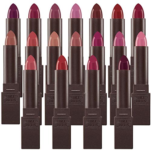 On the go application with Burts Bees Suede Splash lipstick.