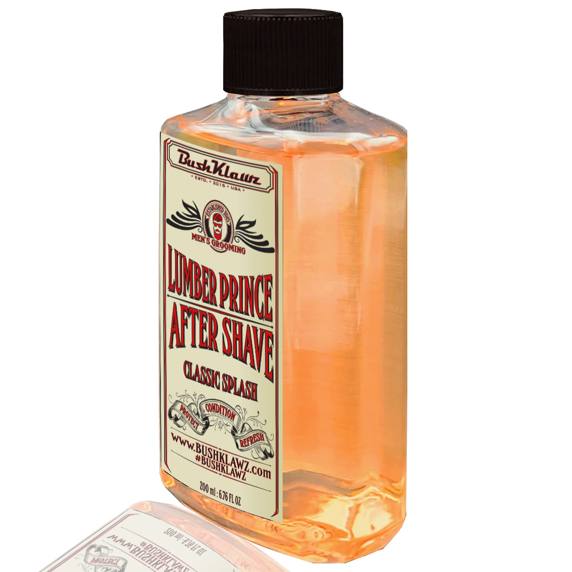 BushKlawz Active Prince label closeup highlighting vibrant scent and long-lasting fragrance