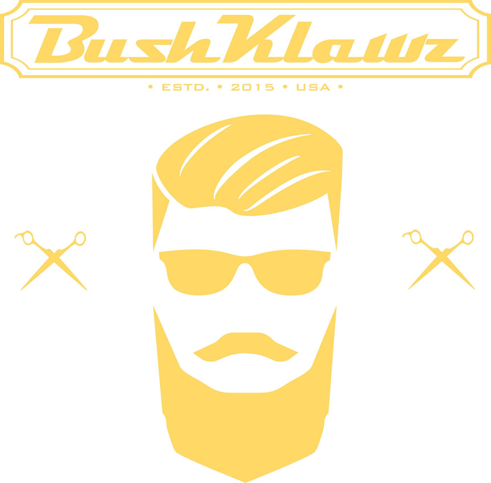 Close-up of BushKlawz Naked Prince balm jar showing fragrance-free option.