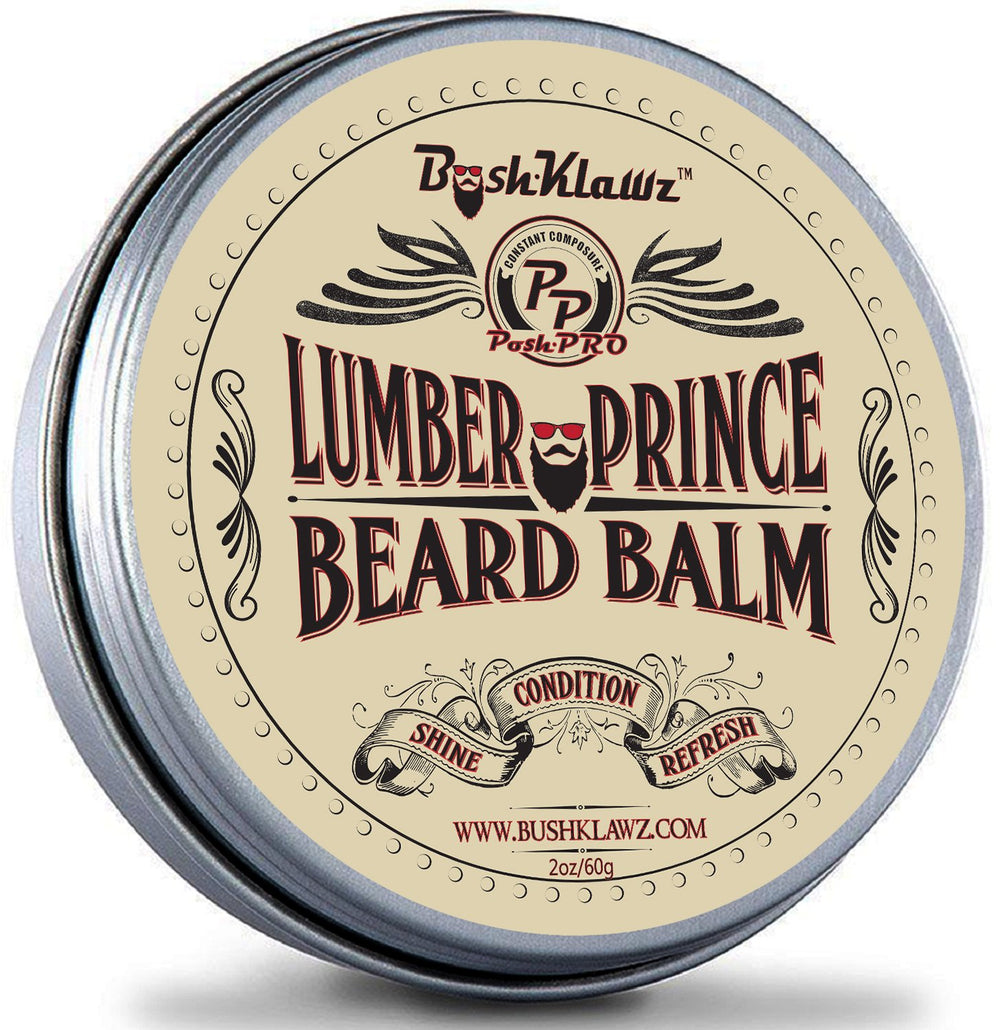 BushKlawz Pacific beard balm 2oz jar for a refreshing, balanced scent.
