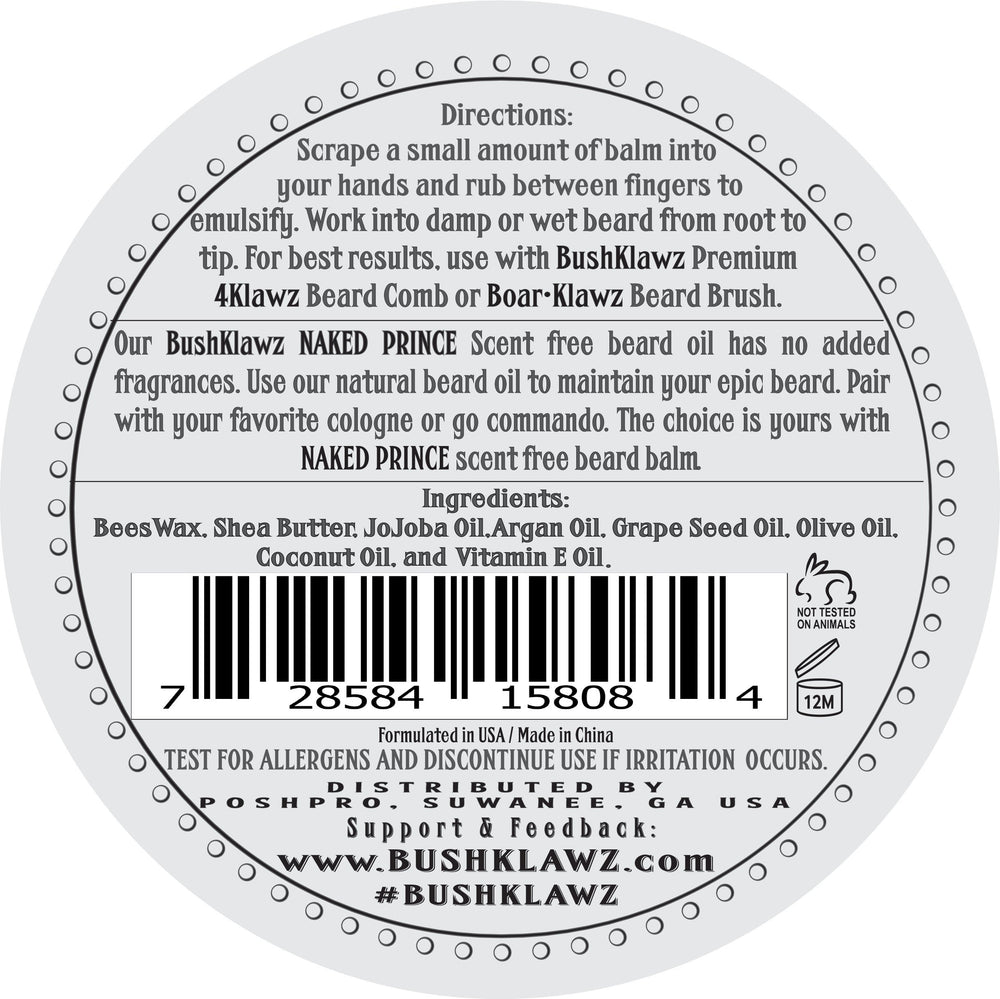 Close-up of BushKlawz Pacific balm jar with ocean-inspired scent.