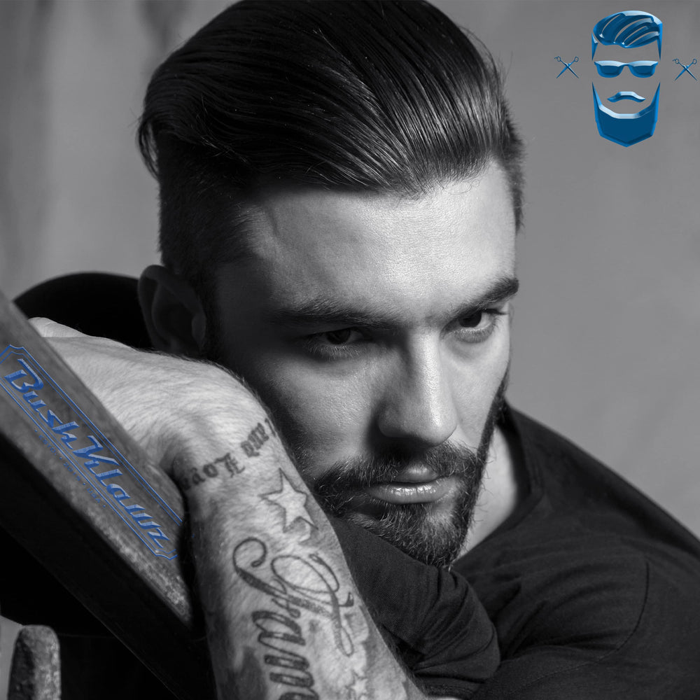 BushKlawz Urban Prince close-up highlighting long-lasting comfort after a shave.
