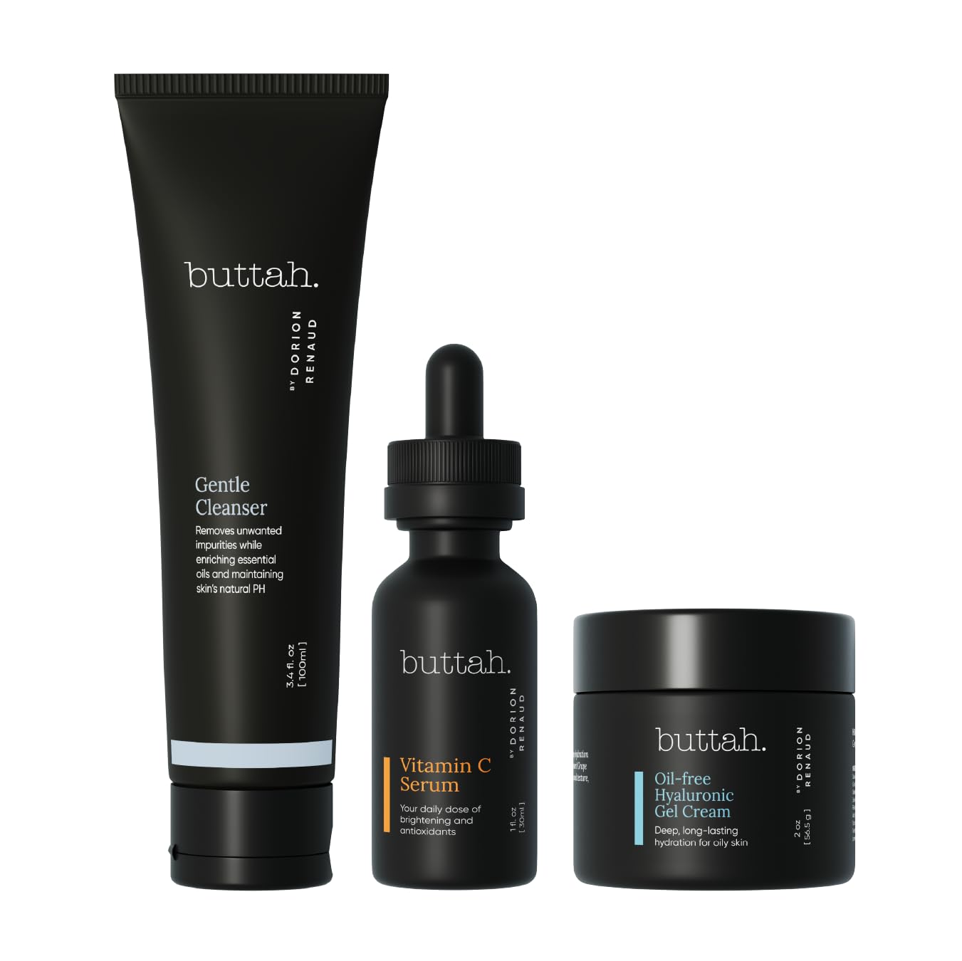 Buttah Dorion Renaud hyaluronic gel cream bottle for lightweight hydration.
