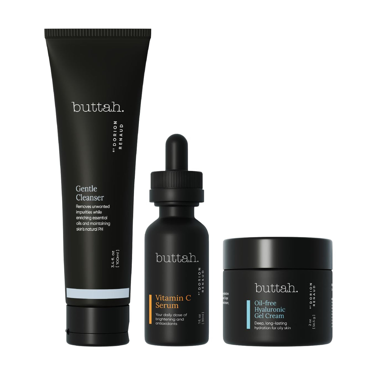 Buttah Dorion Renaud hyaluronic gel cream bottle for lightweight hydration.