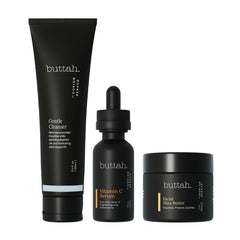 Buttah Skin by Dorion Renaud complete kit packaging supports melanin-rich routines.
