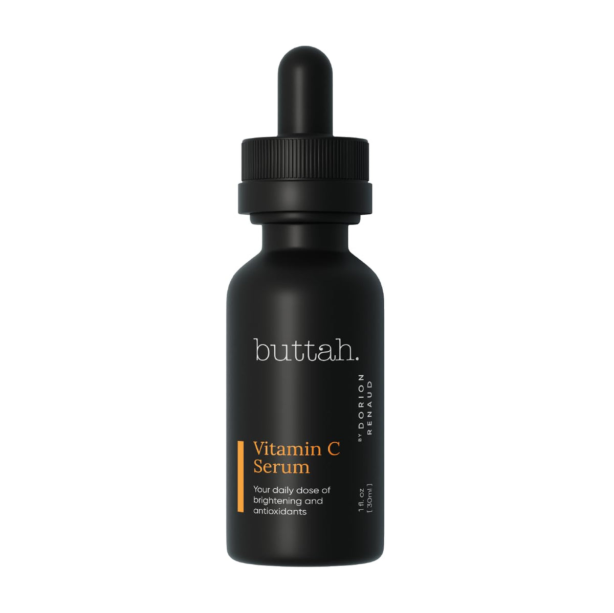 buttah. vitamin c serum bottle for radiant skin glow