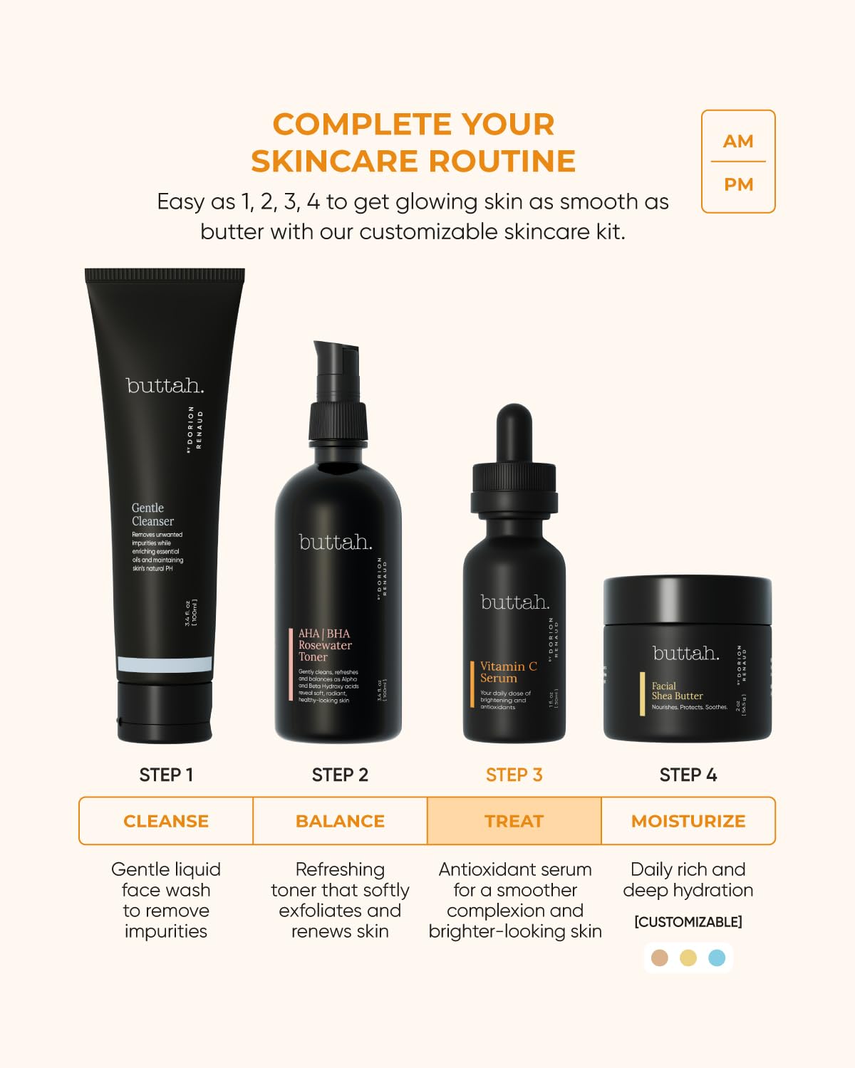 buttah. vitamin c serum for morning glow and even tone
