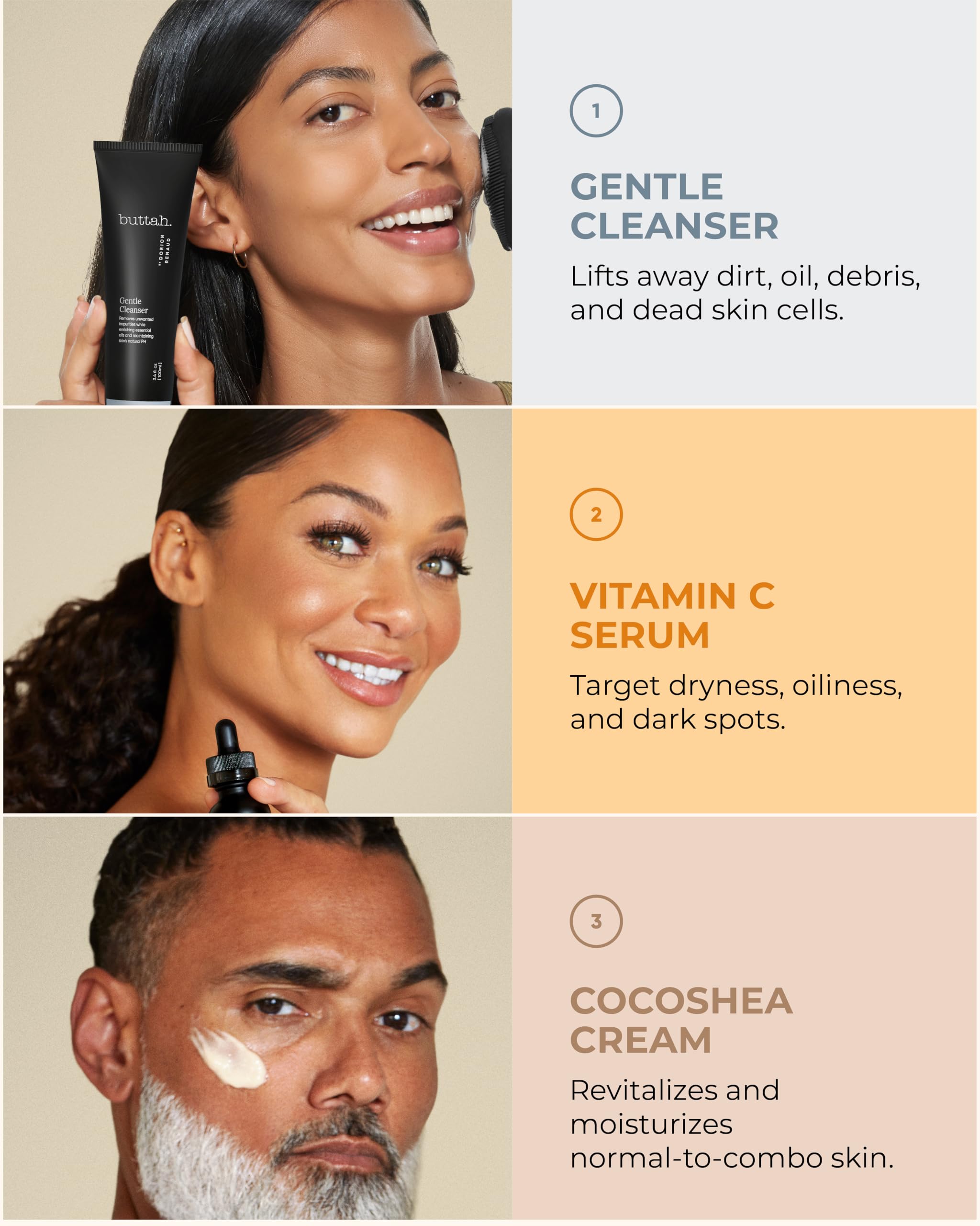 Buttah Vitamin C Serum 1 oz dropper for brightening and even tone.