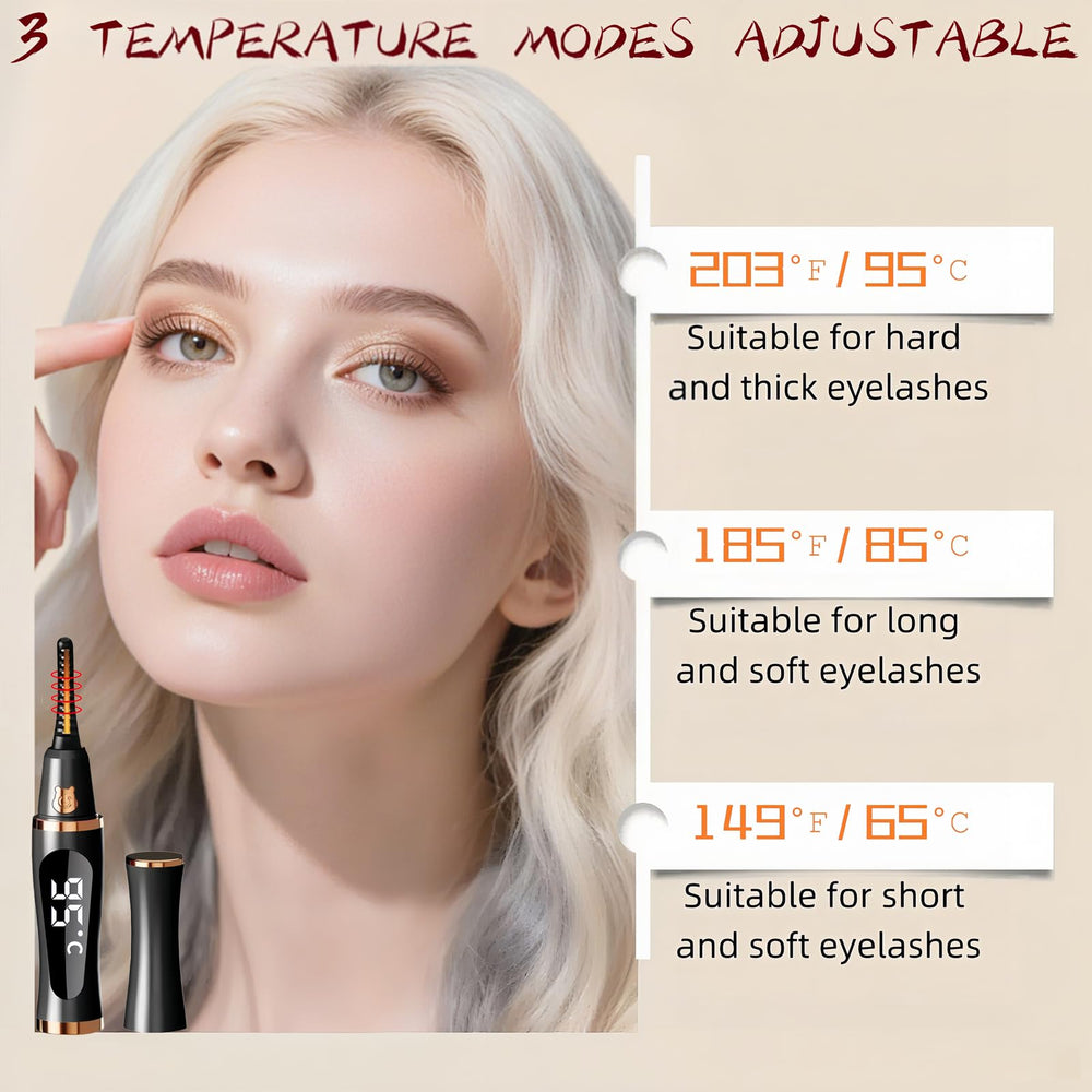 BUV USB-rechargeable curler for convenient charging on the go.