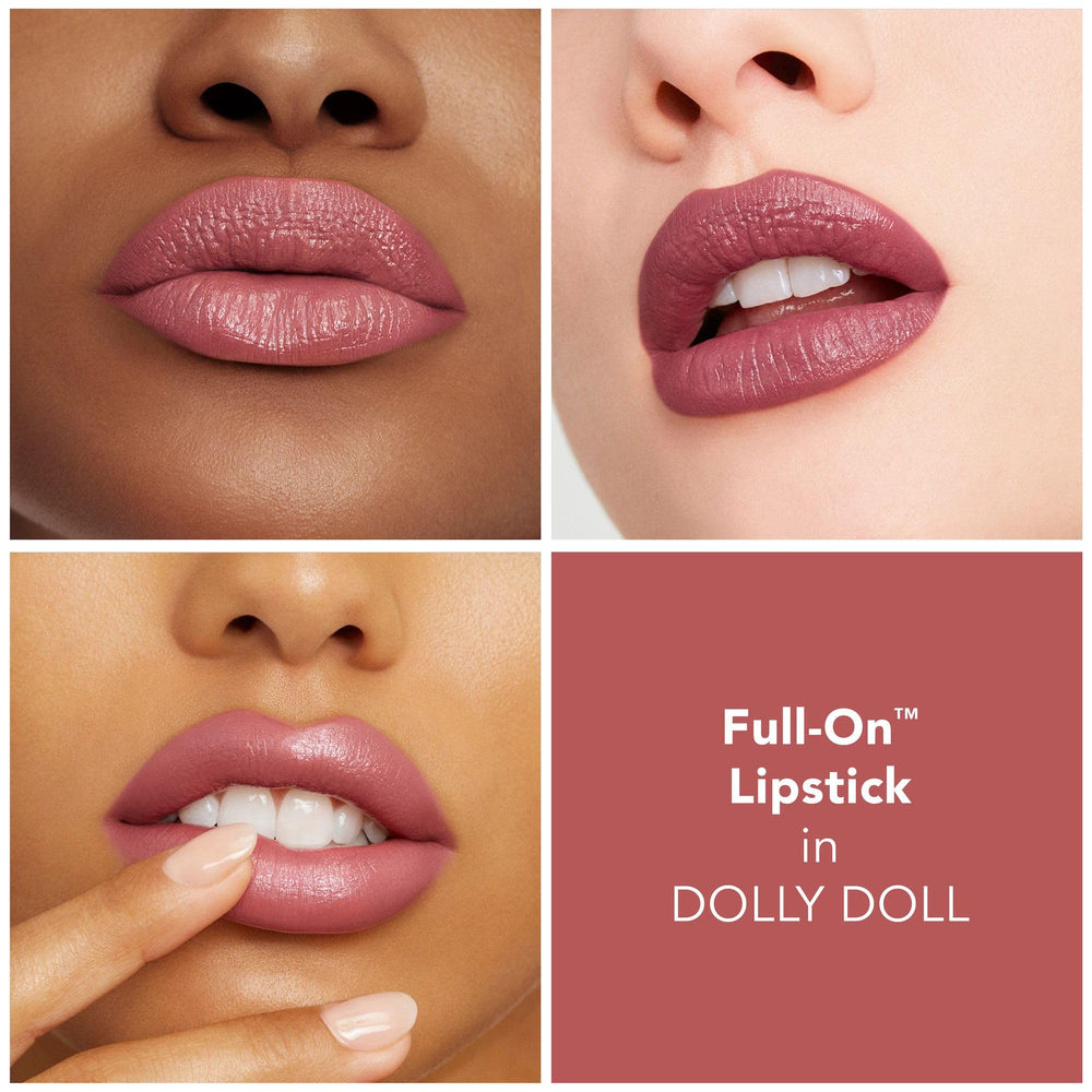 Buxom Dolly Doll close-up texture reveals creamy satin finish