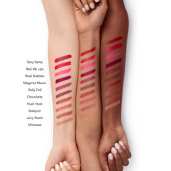 Lips with a soft tingling plump sensation from peptides