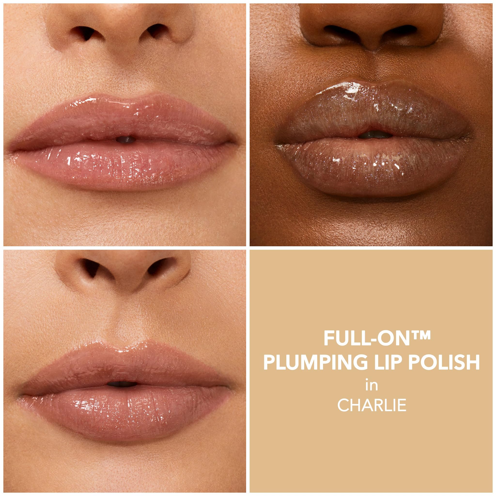 Buxom Full-On tinted lip plumper applying with a tingling sensation for fuller-looking lips.