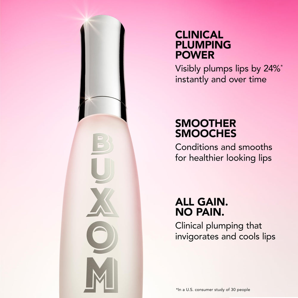 Buxom Plump Shot Peptides lip serum gloss with wet-look shine