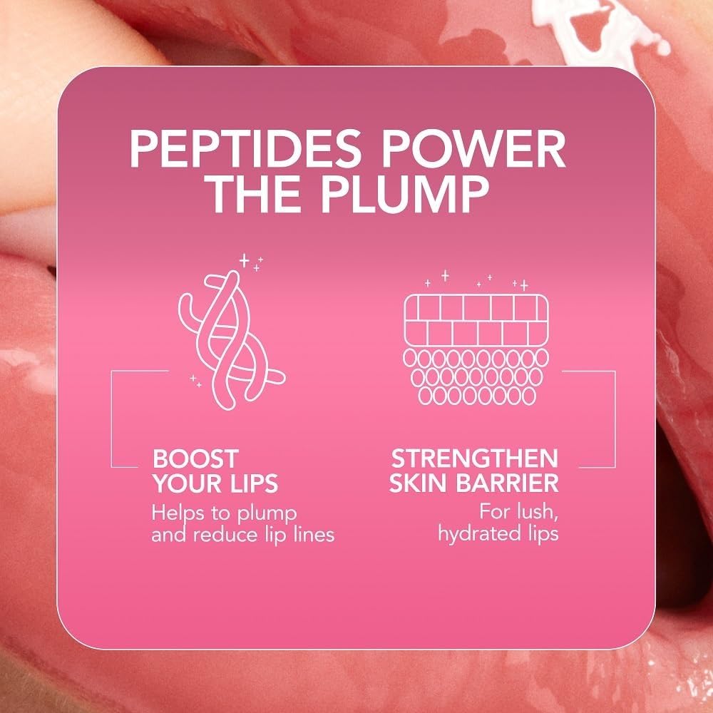 Buxom Plump Shot sheer tint in soft rosy tone