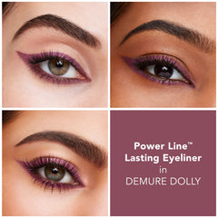 Built-in blending brush on Demure Dolly for smudging and softening edges.