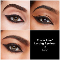 Buxom Power Line LBD built-in brush close-up with blending tool for soft edges.