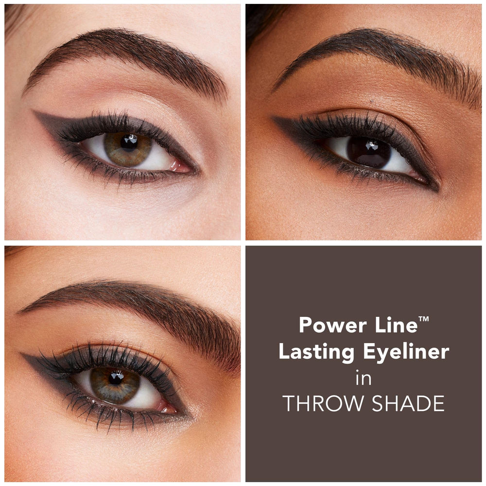 Buxom Power Line Lasting Eyeliner waterproof formula lasts through the day without fading.