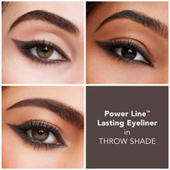 Buxom Power Line Lasting Eyeliner waterproof formula lasts through the day without fading.