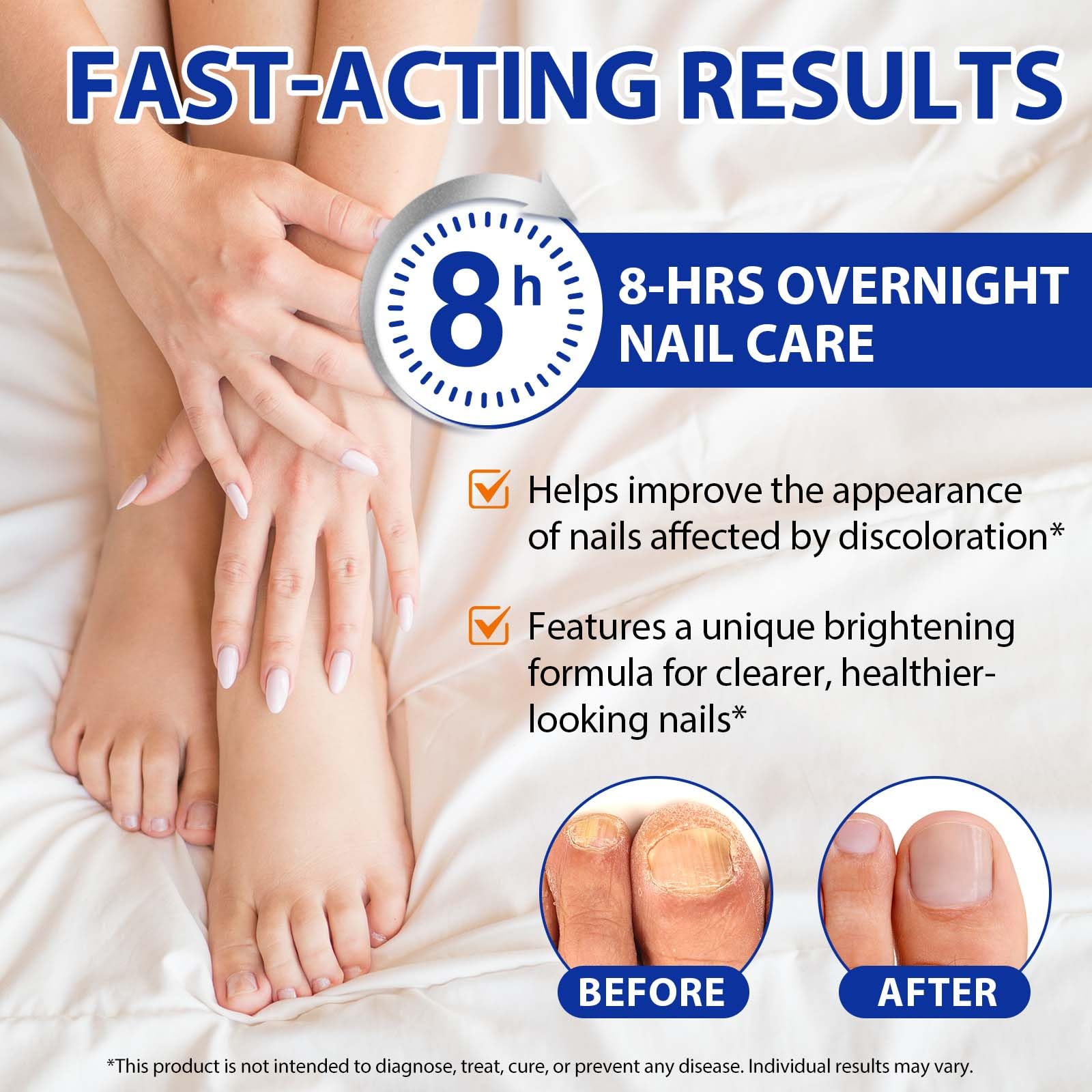 Buyourtaste patch packaging shown for convenient at-home nail care.