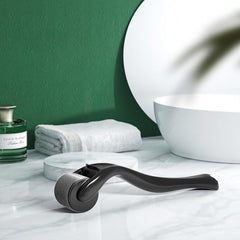 Bvcalacrity derma roller matte black handle for grip