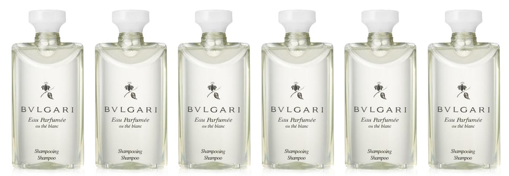 BVLGARI White Tea au the blanc shampoo front view, unisex scent for daily use