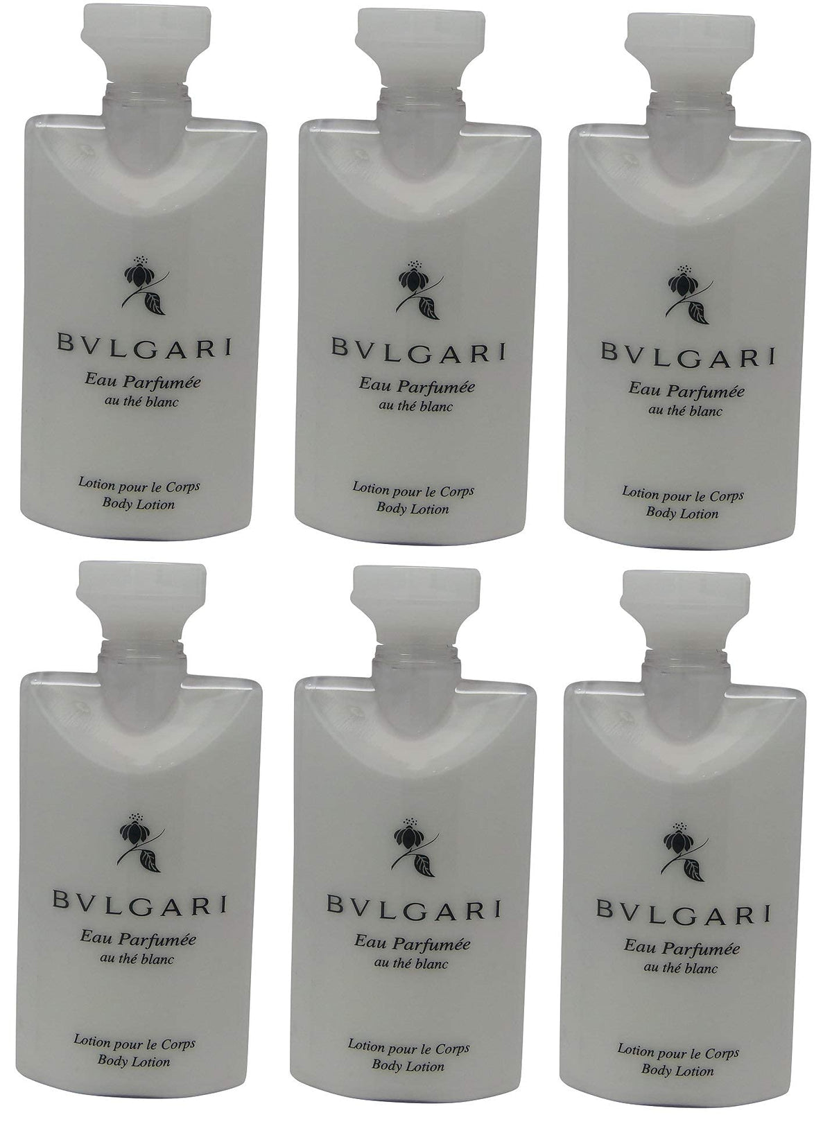 BVLGARI White Tea Body Lotion bottle for daily hydration and unisex fragrance.